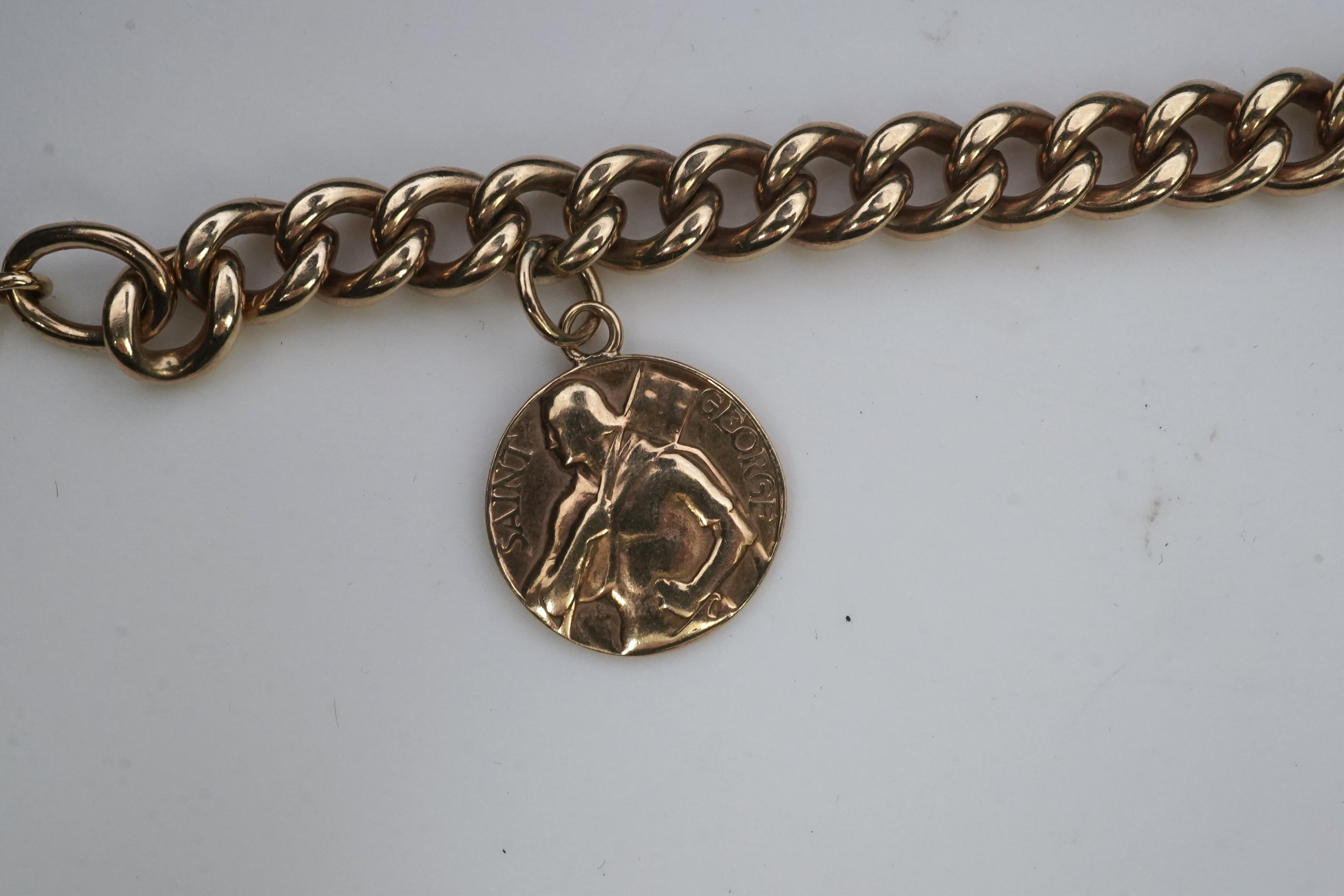 A 9ct gold charm bracelet, circa 1997